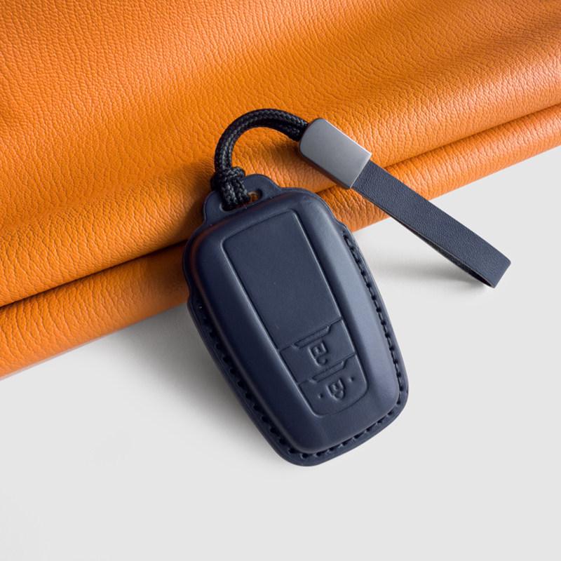 Echtes Leder Schlüsselabdeckung für Toyota Highlander, Camry und RAV4