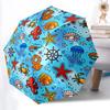 1pc Oceanic Creatures Automatic Open/Close Umbrella with Windproof, 8-Rib Sturdy Canopy, Durable Ribs, Ideal for Gifts yy251117055