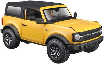 Maisto 1/24 Scale 2021 Ford Bronco Badlands Yellow Finished Product