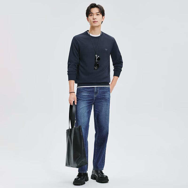 SEPTWOLVES Men's Terry Crewneck Sweatshirt