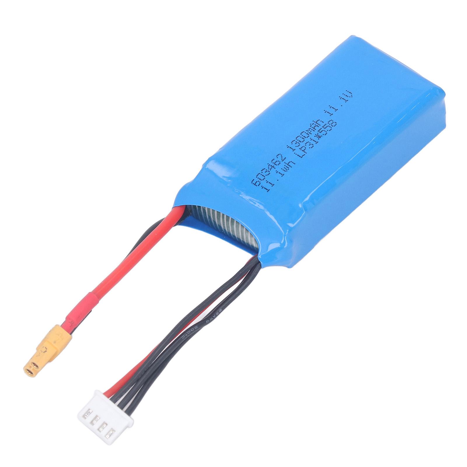 

For XK X450 Battery Lithium Polymer Lightweight 11.1V 1300mah RC Glider Lipo Battery for RC Glider
