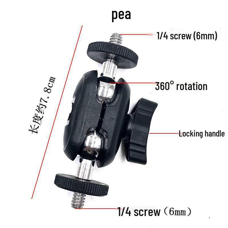 Universal Metal Claw Head Stand with Tablet and Phone Clip & Hose Adapter