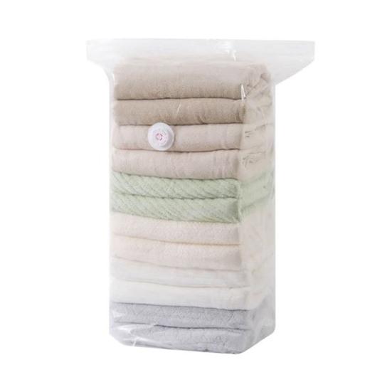 Vacuum Storage Bag Large Capacity Vacuum Seal Bag No Pump Needed Compression Packing for Quilts Comforters Sheets Clothes Blankets