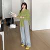 Korean Gentle, Simple and Generous Shirt Women's Spring New Large-size Women's Clothing To Cover Meat and Sun Protection, with 210176.
