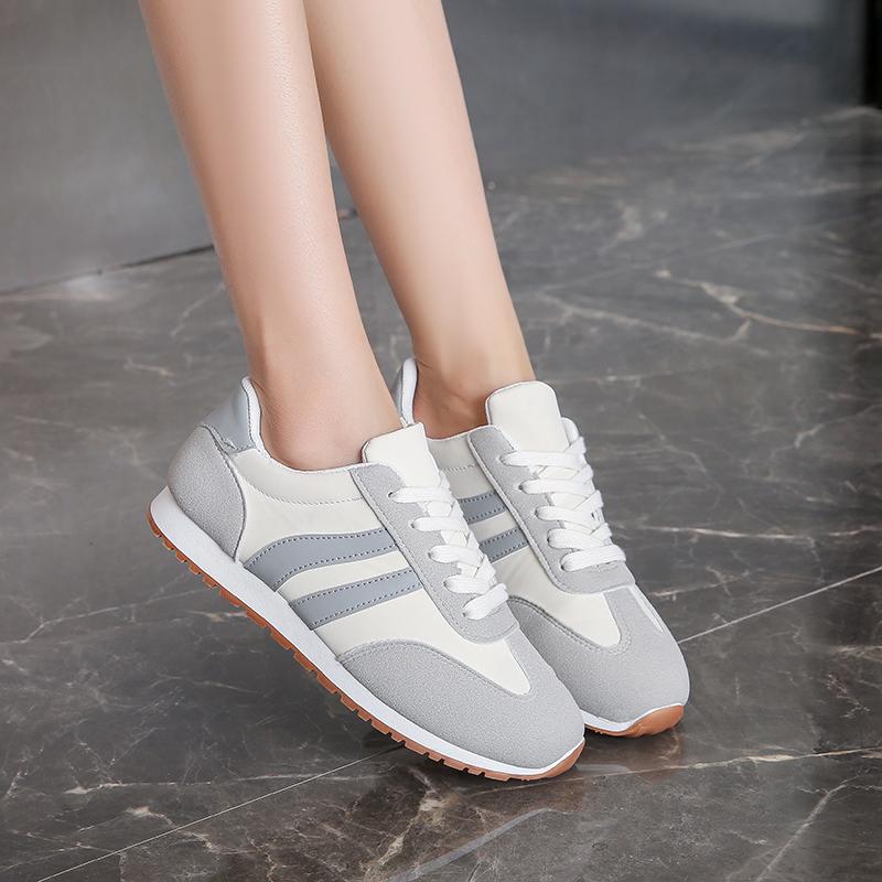 Summer New PU Breathable Mesh Designer Women's Lace-up Sneakers 2025 Classic Trend Non-slip Hot-selling Women's Vulcanized Shoes