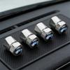 4PCS Car Wheel Tire Valve Caps Air Stem Cover For Ford Cmax Focus Mk4 F150 Mk2 Fiesta Fusion Kuga Explorer Shelby Ranger Mondeo