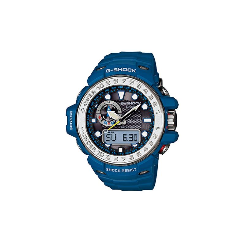 

Casio G-SHOCK Marine Series Smart Tide Moon Age LED Light Smart Waterproof Solar Powered Six Bureau Radio Quartz Movement Japanese and GWN-1000-2AER чорний