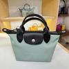Dragon Xiang Dumpling Bag: Large Capacity, Color-Block Tote & Crossbody Handbag for Women