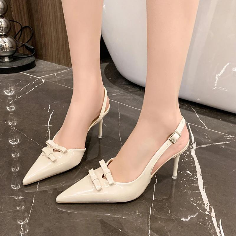 Fashion Women's High Heels Casual Slingback Pointed Sandals  Sexy 2025 Designer High Heels Summer Party Luxury