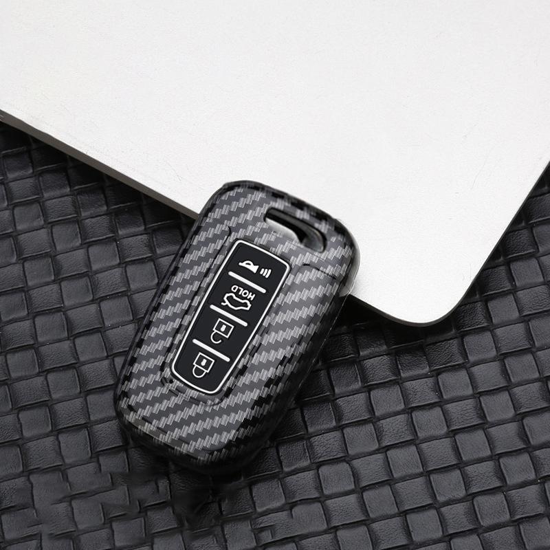 Carbon Car Remote Key Case Cover For Kia Cadenza K7 Carens Borrego Optima Picanto Morning Proceed Shuma Mohave Opirus 2009-2014
