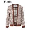 Ports Women's Double P Logo Knit Cardigan