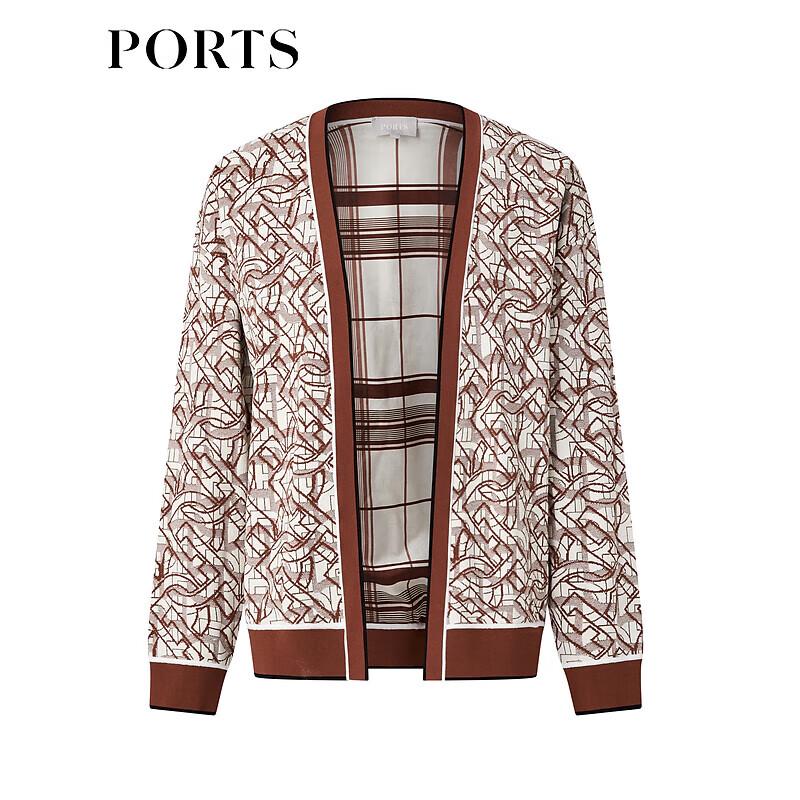 PORTS Women's Double P Logo Knit Cardigan