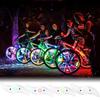 Colorful Bike Wheel Spoke Light MTB Bicycle Accessories Light LED Tire Flash Tail Lights Safety Warning Cycling Lamp Waterproof