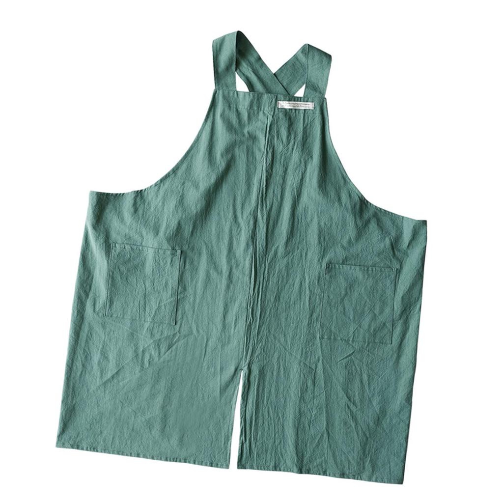 Painting Apron Workshop Durable Multi Functional Cross Back Solid Color for Restaurant
