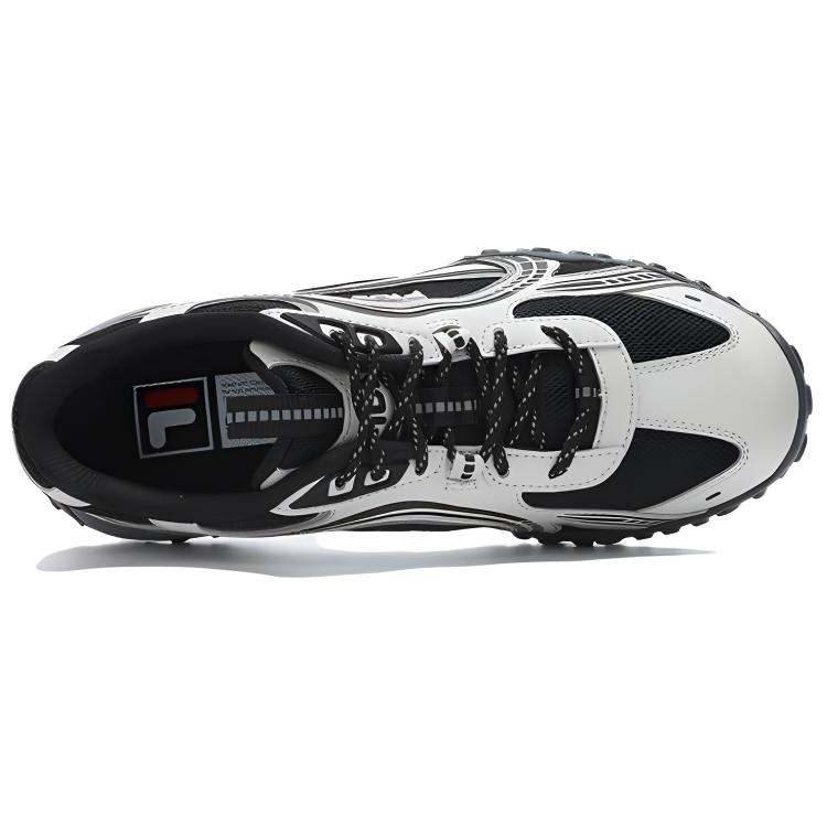 FILA Pebble Comfortable Versatile Durable Low-Top Running Shoes Women sneaker Gray Black F12W432106F-BA