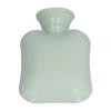 Hot Water Bottle Portable Thickened Water Injection 500ml Warm Water Bag for Warm Feet Cold ProtectionGreen