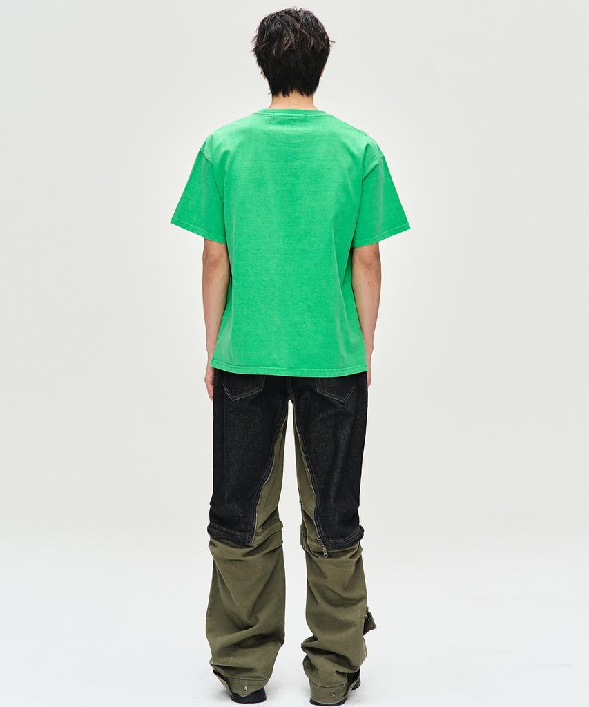 ADSB ANDERSSON BELL (Essential) Adsb Heart Card T-Shirt Atb1083U(Green)