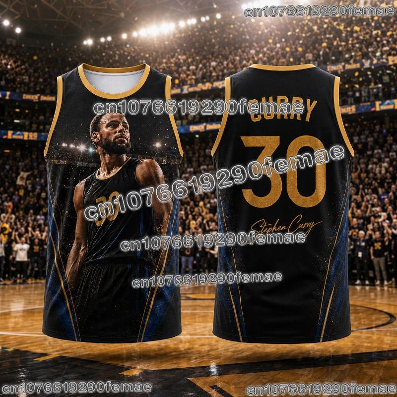 2026 Nuova Maglia da Fan di Basket Curry Maglietta Personalizzata Canottiera da Allenamento di Basket Traspirante Asciugatura Rapida Abbigliamento Sportivo da Esterno