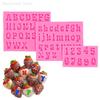 3D Buchstaben Schablone Silikonform Schokoladenkuchenform DIY Fondant Druckform Für Küchenbacken