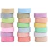Volume 20 Plain Masking Tape Set Colors Rainbow Washi Art DIY Craft Bullet Journal Supplies Planner Scrapbooking Cards Gift Wrapping (Macaron