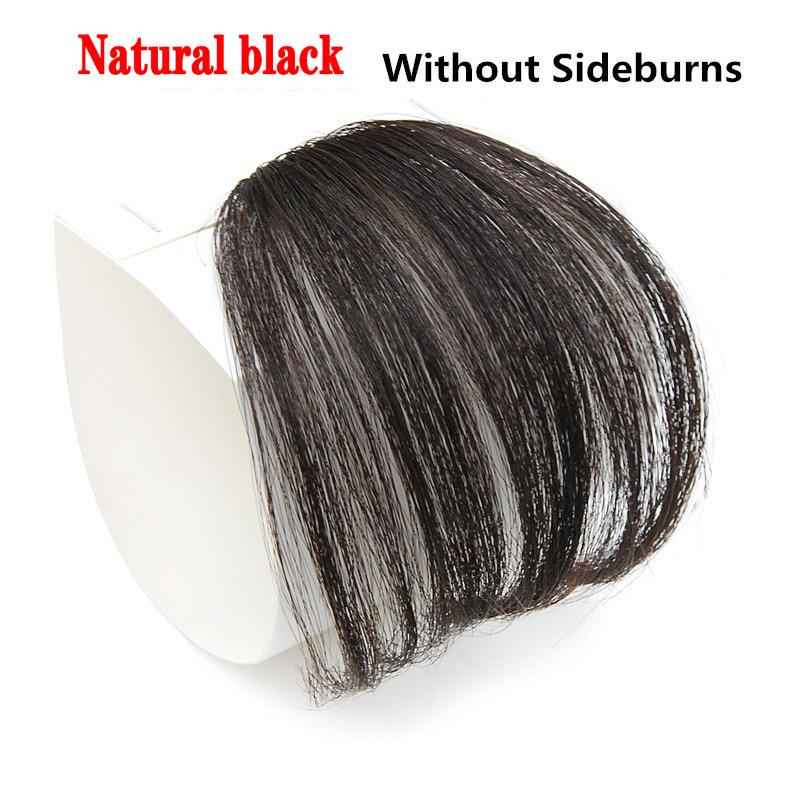 MERISI HAIR Clip In Hair Bangs Hairpiece Synthetic Fake Bangs Hair Piece Clip In Hair Extensions