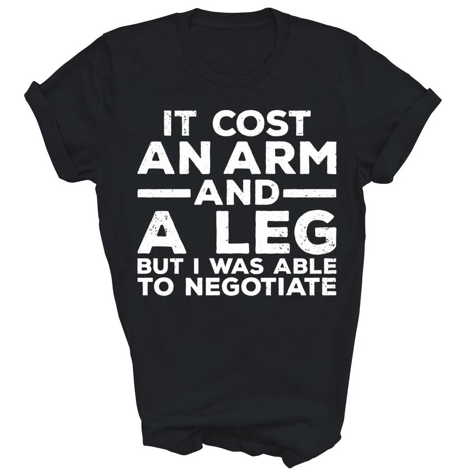 Funny Amputee Prosthetic Leg Amputation Joke T-Shirt XL