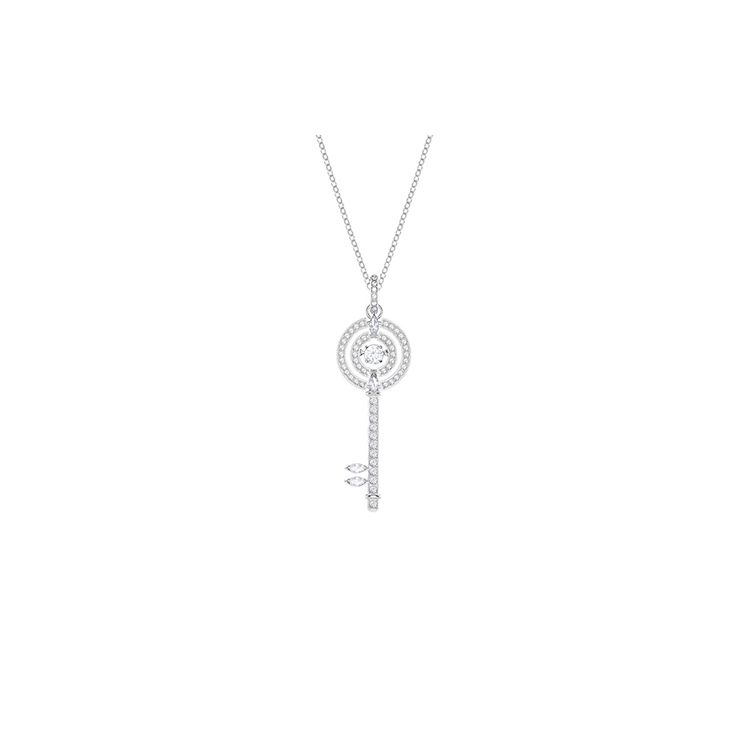 Swarovski Sparkling Dance Key Pendant Necklace Women necklace 5368263 Box (Random Color)