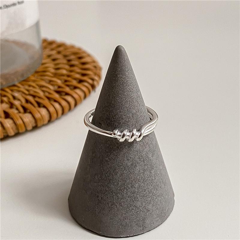Ada Jewelry Anel Factory Hot Selling Women's Fashion Korean Design Simple S925 Sterling Silver Ring