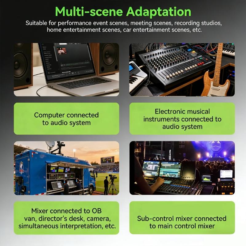Sound Isolators with 3 Adjustable Gains Levels High Accuracy for Removing Current & in Mixer & Electric Guitars