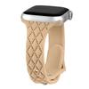Straps For Apple Watch Band 44mm 42mm 45mm 41mm 49mm 40mm Engraved Silicone Bracelet Correa Iwatch Series 8 9 SE 7 6 5 4 3 Ultra