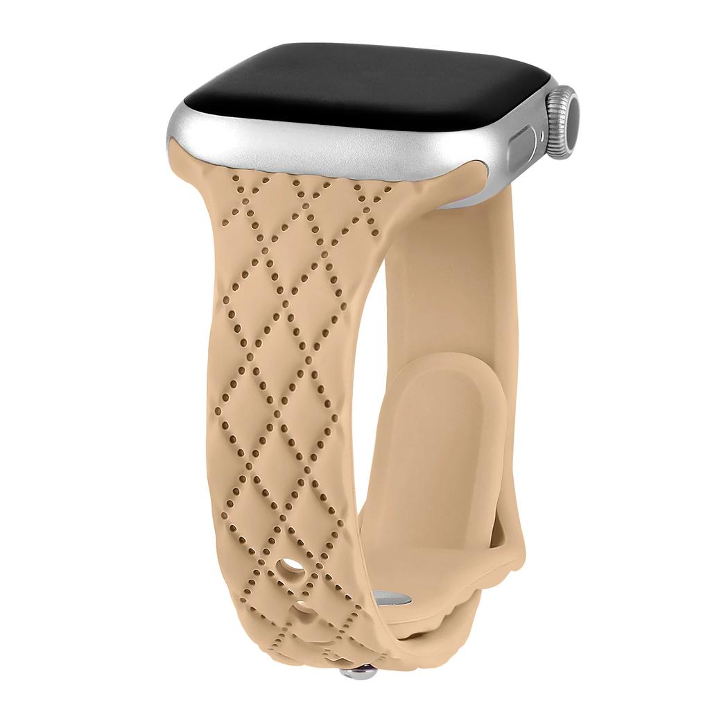 Straps For Apple Watch Band 44mm 42mm 45mm 41mm 49mm 40mm Engraved Silicone Bracelet Correa Iwatch Series 8 9 SE 7 6 5 4 3 Ultra