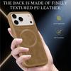 Suede Leather For Magsafe Magnetic Case For iPhone 17 Air 16 15 14 13 12 11 Pro Max Wireless Charge Matte Skin Protective Cover