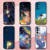 Anime Handyhülle Für Samsung S24,S21,S22,S23,S30,Ultra,S20,Plus,Fe,Lite,Note,10,9,5G M-Das wandelnde Schloss Schwarze Weiche Schale