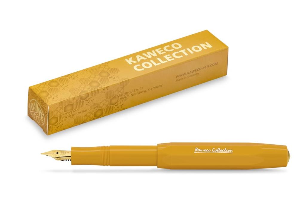Kaweco Fountain Pen F Fine Point Collection Honey 11000389 Genuine Imported Product