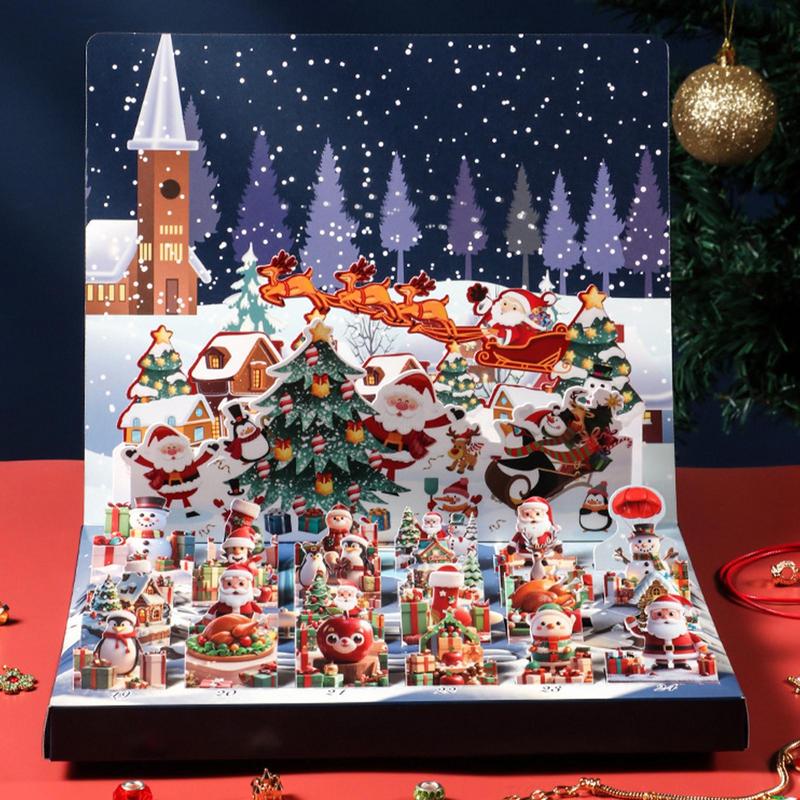 

Christmas Jewelry Advent Calendars 2025 Bracelets Advent 2025 Calendar Bracelets Ornament Christmas Advent Calendars for Friends 24.5x20.5x22.5cm