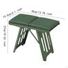 Camp Stool Camping Lightweight Footrest Carbon Steel Frame Small Foldable Chair Folding