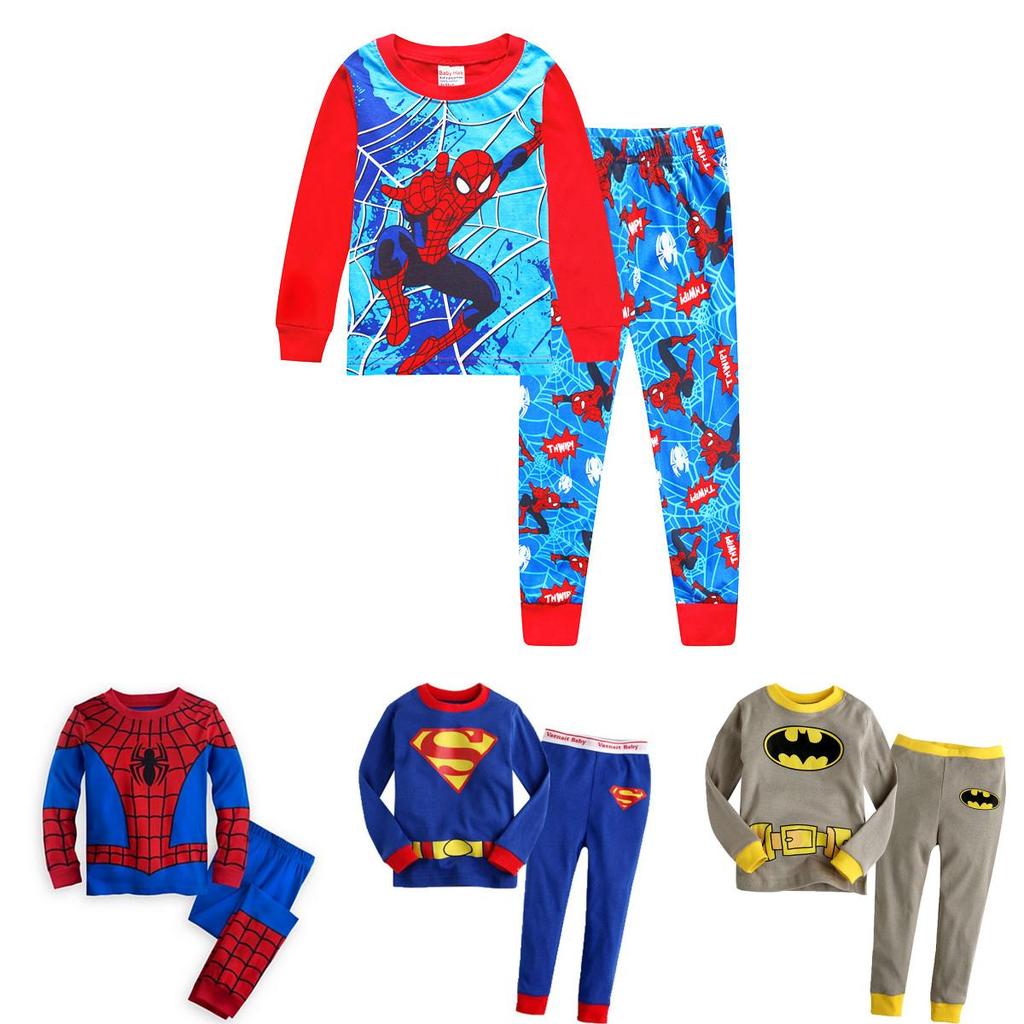Luxurious Kids Superhero Spiderman Costume Set Baby Boy Girl Toddler Fancy Dress Outfits