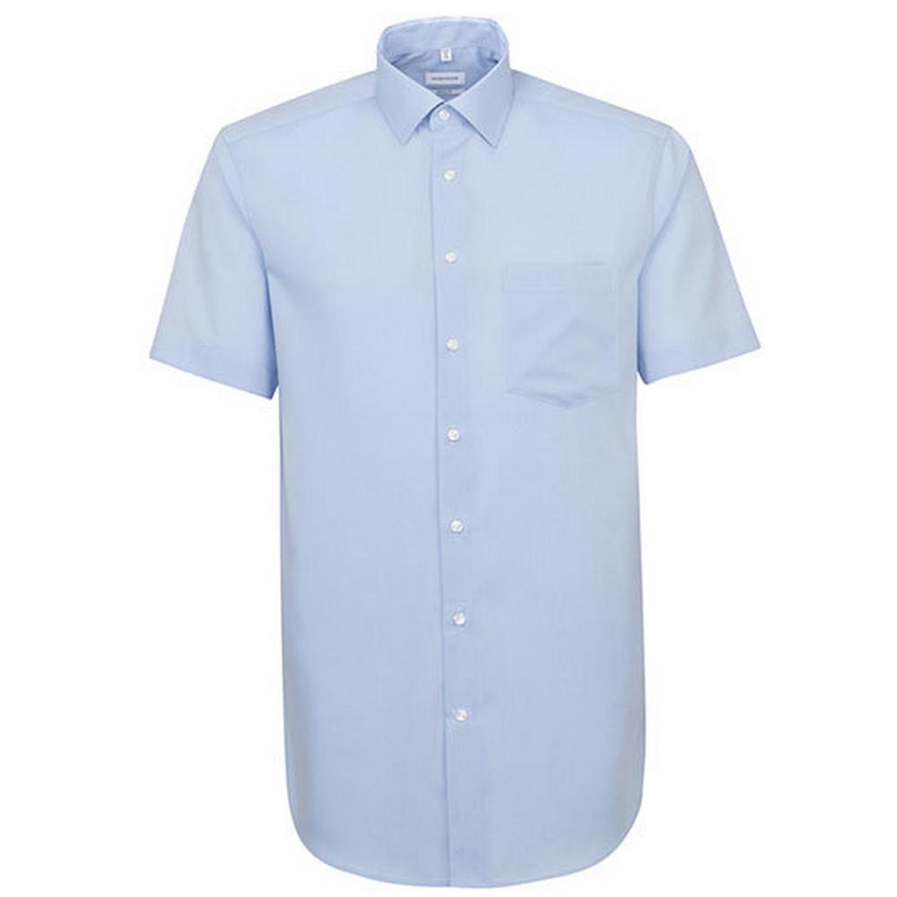 Seidensticker Mens Regular Short-Sleeved Shirt