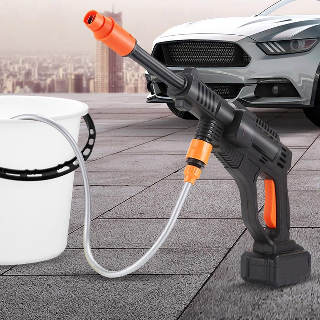 220V 70BAR High Pressure Car Washer Self Priming Sustain 80min Washing Wreless Car Wash Water Guns 22000mAh With Li-ion Battery