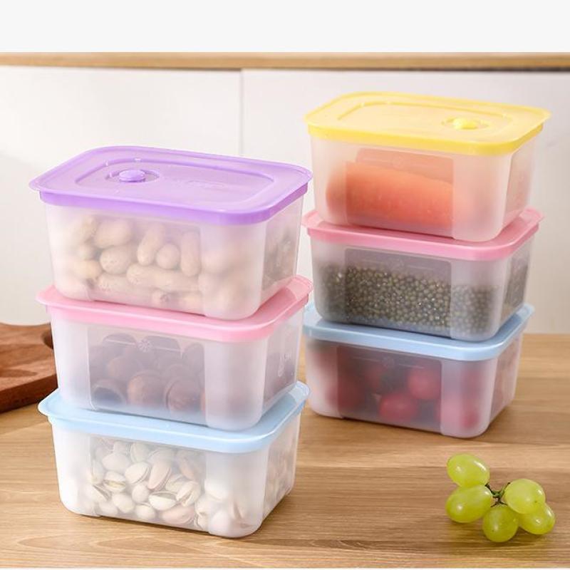 Frozen Meat Preservation Box Refrigerator Food Retain Freshness Transparent Storage Jar Home Kitchen Vegetable Storage Organizer