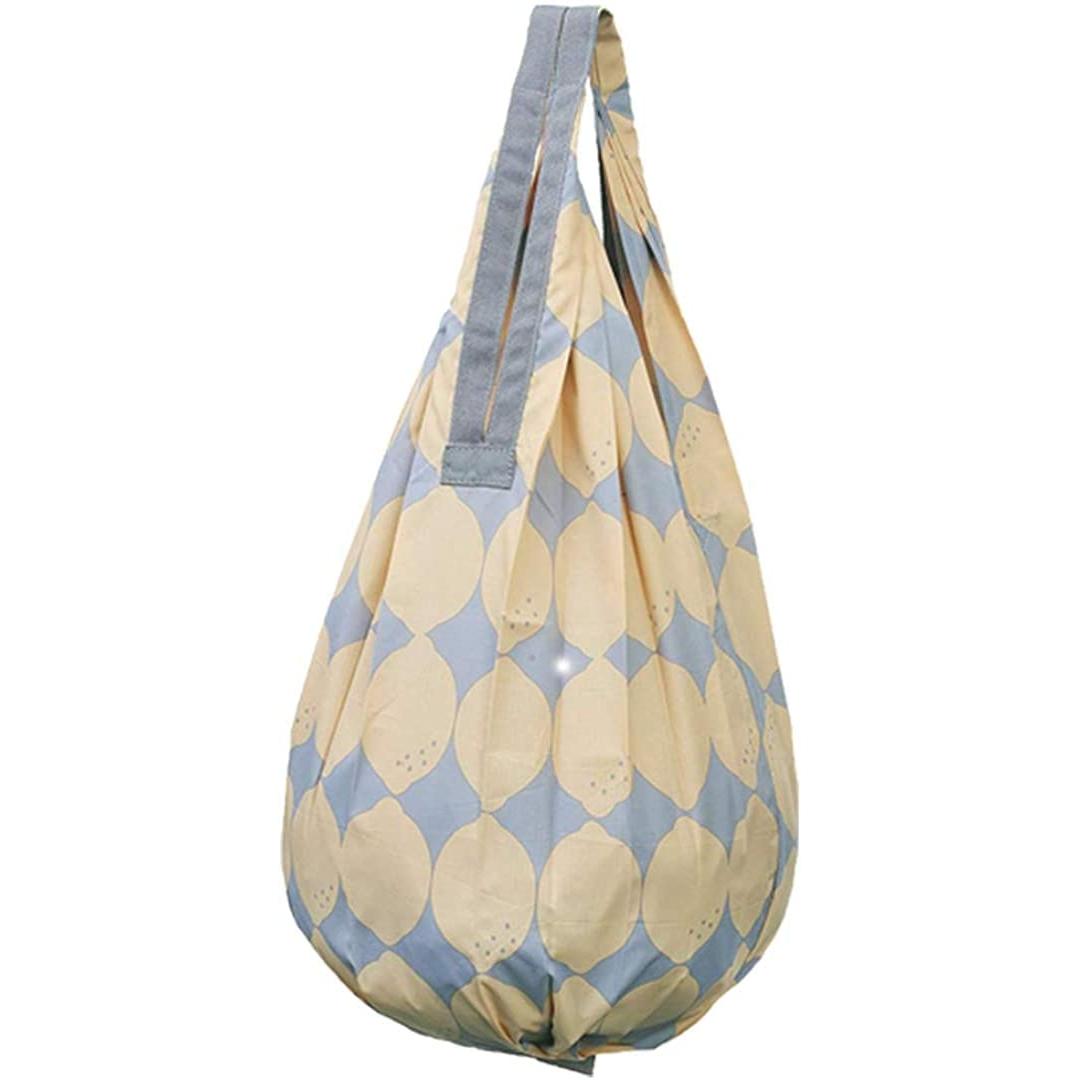 

MARNA Shupatto Compact Eco Bag Drop Lemon - Foldable & Durable Vertical Tote S460LE