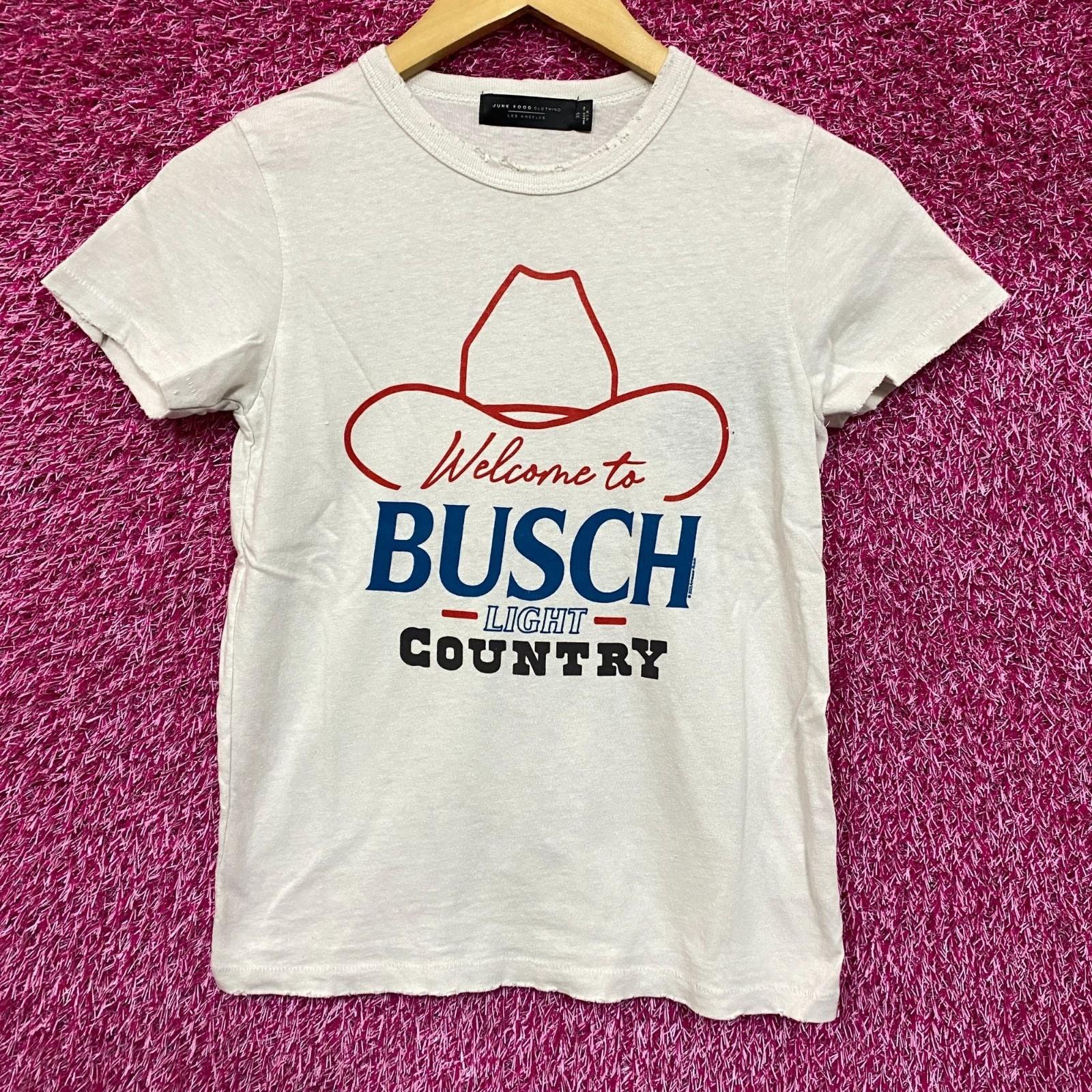Welcome To Busch Light Country Vintage Style T-Shirt M
