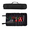 Portable Tool Storage Bag Features Multi Compartment Design Top Handle Side Strap for Convenient Carrying Sturdy