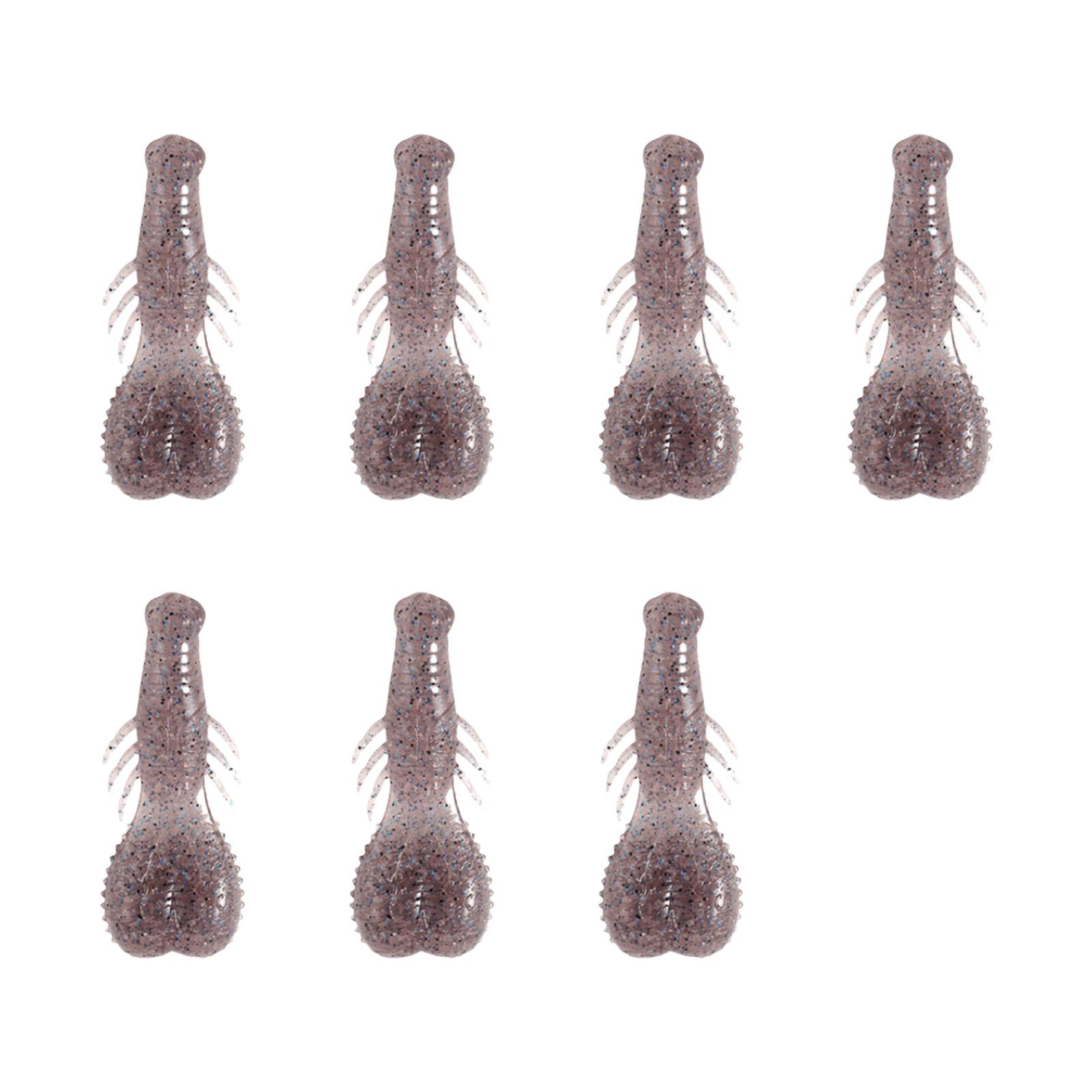 

7pcs Soft Bait Heavy Weighted Fishing Baits 6.2cm 6.7g Crawfish Lures Artificial Swimbait Saltwater Fishing Accessories 6