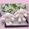 Plush Bunny Fluffy Keychain Soft Material Perfect For Gifts And Decorations