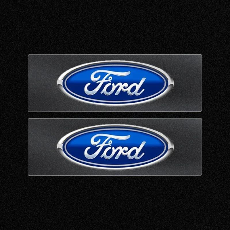 

New 2026 Car Sticker For Ford 1/2/5/10pcs Car Interior Steering Wheel Dashboard Central Stickers Badge For Ford Focus Mondeo Kug