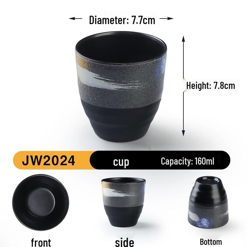 Japanese Retro Melamine Rectangular Plate for Hot Pot, Sushi, Yakiniku, and Barbecue