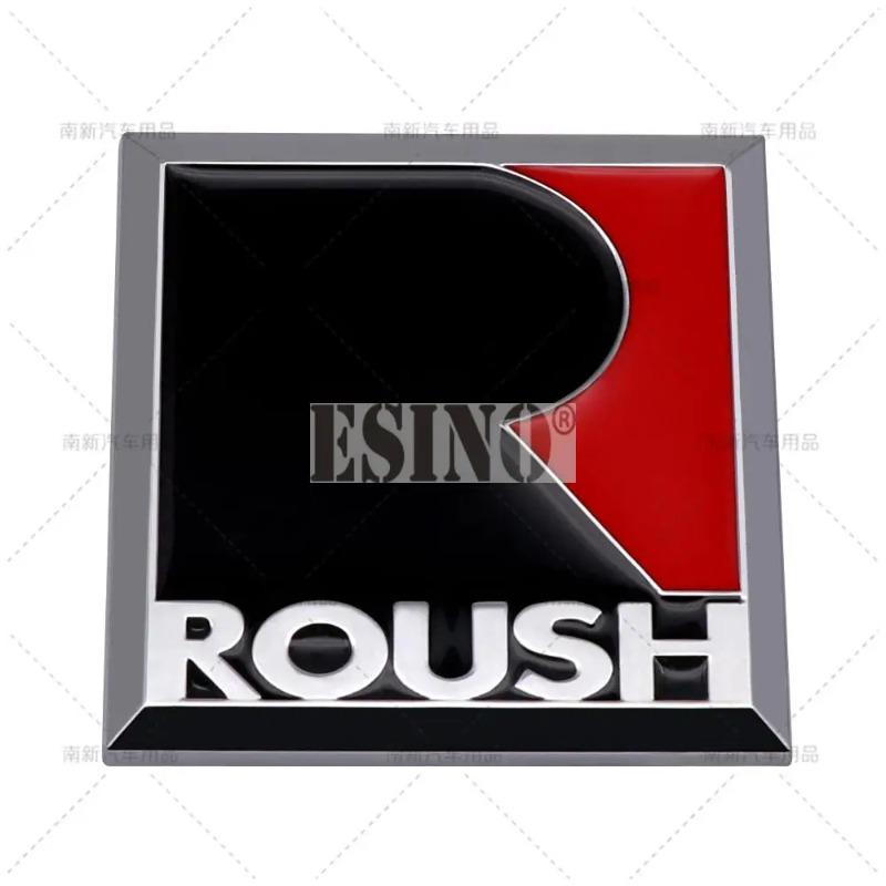 1PC 3D Roush Performance Car Trunk Metal Alloy Adhesive Badge Emblem Body Tailgate Accessories For Mustang Shelby GT GT 500