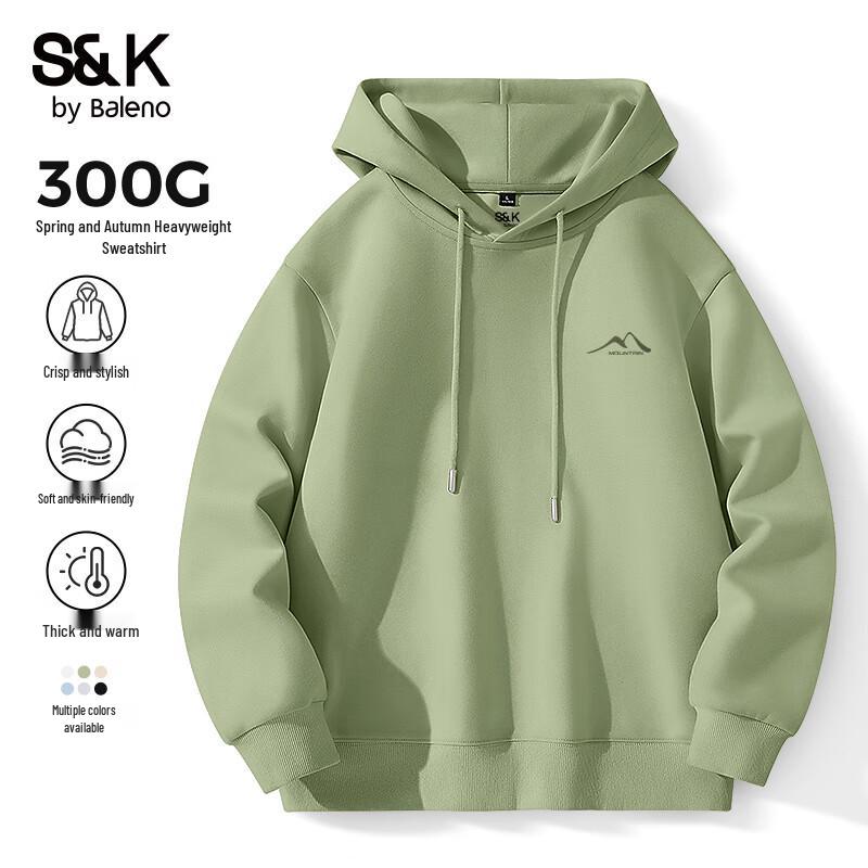 Baleno S&K Series Men's Oversized Hooded Sweatshirt with JPB Mountain Print