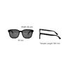 Gucci Square Sunglasses With Integrated Nose Pads Unisex Sunglasses Black GG0637SK